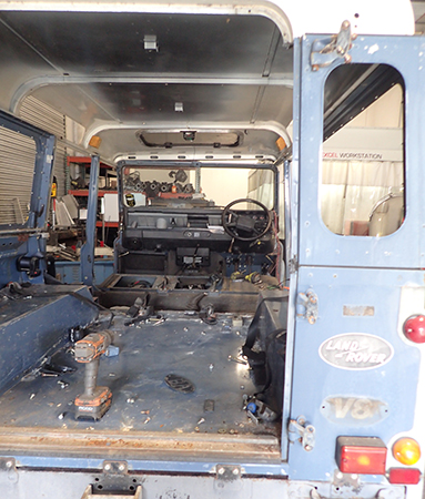 E. C. D. Automotive Design - Tearing Down Land Rover - photo by Luxury Experience