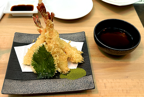 Tempura Appetizer Shrimp & Vegetables - Momoya SoHo NYC - photo by Luxury Experience