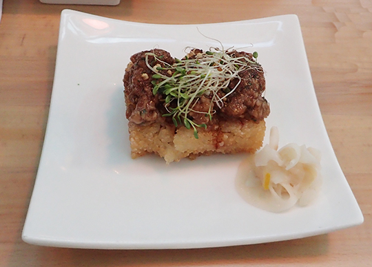 Wagyu Crispy Rice - Momoya SoHo NYC - photo by Luxury Experience