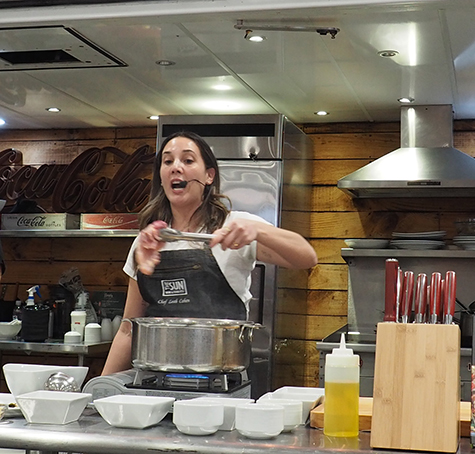 Chef Leah Cohen - The Sun Wine Food Fest 2025 - photo by Luxury Experience