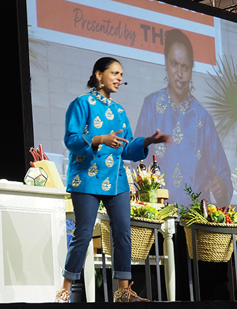 Chef Maneet Chauhan - The Sun Wine & Food Fest 2025 - photo by Luxury Experience