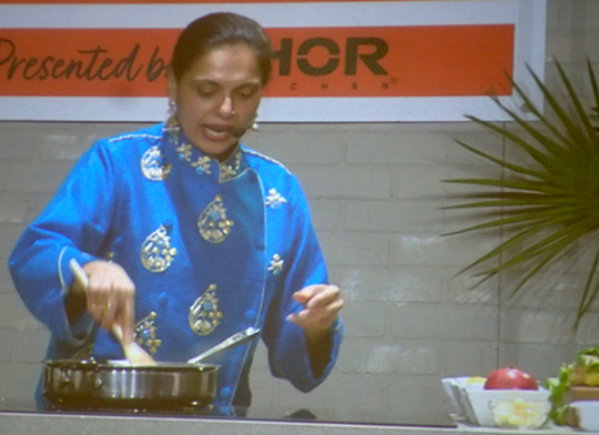 Chef Maneet Chauhan - The Sun Wine & Food Fest 2025 - photo by Luxury Experience