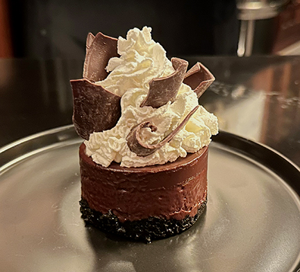 Chocolate Mousse - Townhouse Restaurant & Bar, Greenwich, CT - photo by Luxury Experience