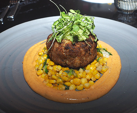 Crab Cake - Townhouse Restaurant & Bar, Greenwich, CT - photo by Luxury Experience