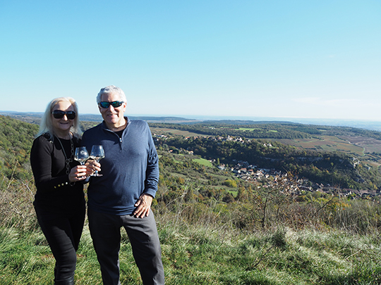 Debra C. Argen & Edward F. Nesta - Burgundy, France - photo by Luxury Experience