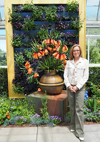 Artist Amie Jacobsen - Imperial Fritillaries: Van Gogh Eren - photo by Luxury Experience