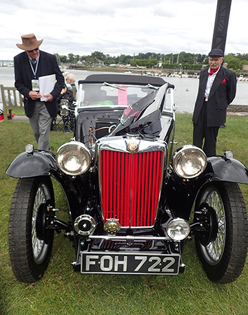 1939 MG TB presented by William Goble - photo by Luxury Experience