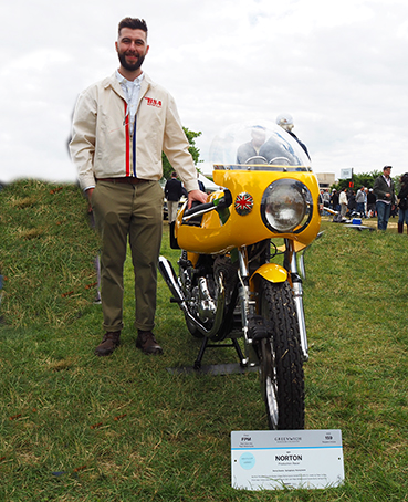 1971 Norton Production Racer presented by Danny Guerra - photo by Luxury Experience