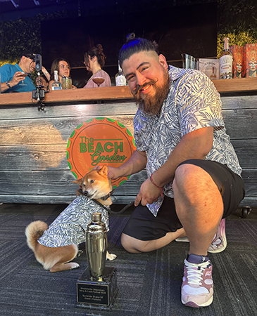 Emilio Ugarte with his dog Guapo - photo by Luxury Experience