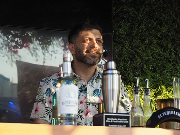 Bartender Michael Boulos - photo by Luxury Experience