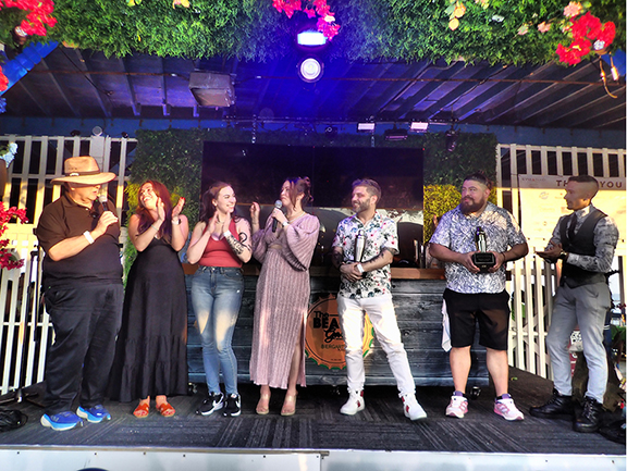Nicky Jazz, Natalia Atehortua, Veronica Kallas, Kate Schlientz, Michael Boulos, Emilio Ugarte, Nick Munoz - Photo by Luxury Experience