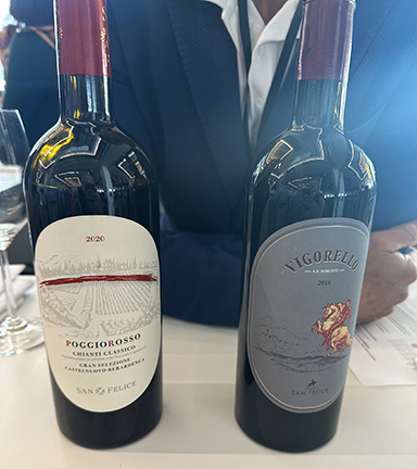 San Felice - Poggiorosso Chianti Classico 2020 - Toscana Vigorello 2016 - photo by Luxury Experience