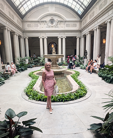 Debra C. Argen - The Frick Collection Garden Court - photo by Luxury Experience