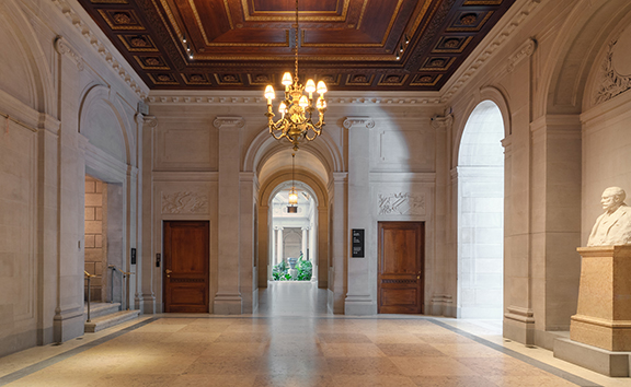 The Frick Collection Entrance Hall - courtesy The Frick Collection