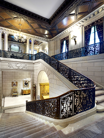 The Frick Collection - Grand Stairs - courtesy The Frick Collection