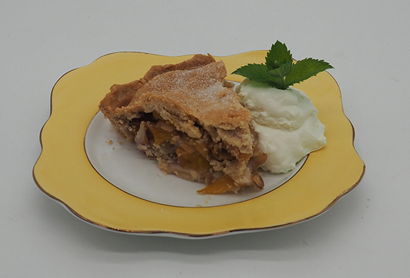 Luxury Experience - Peach and Almond Pie - photo by Luxury Experience