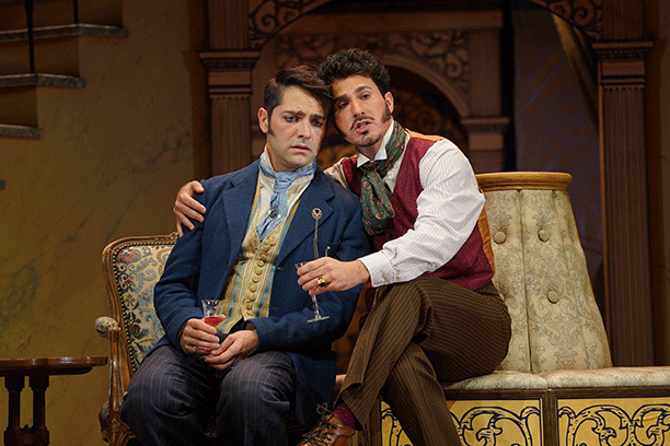 Westport Country Playhouse - The Importance of Being Earnest - Michael Raver, Anthony Michael Martinez - photo by Carol Rosegg