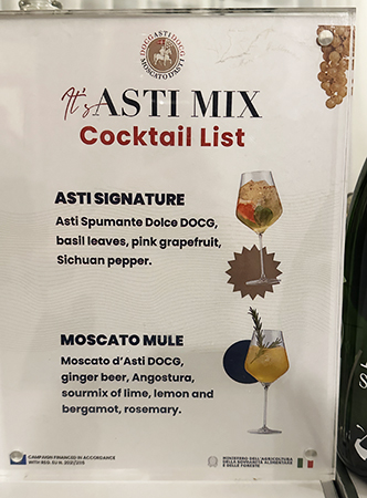 ASTI Cocktail menu - photo by Luxury Experience