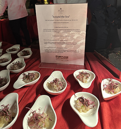 Around the Sea by Chef Jan Van Haute - photo by Luxury Experience