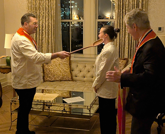 Les Disciples Escoffier Induction Ceremony Chef Julie Cassara - photo by Luxury Experience