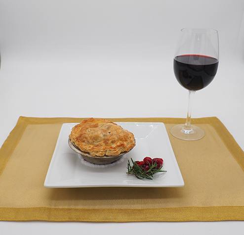 Luxury Experience - Pairing - Beef Loin, Mushrooms, Pearl Onions in Puff Pastry