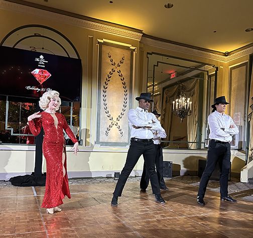 Marilyn Monroe & Tango Dancers Performers - photo by Luxury Experience