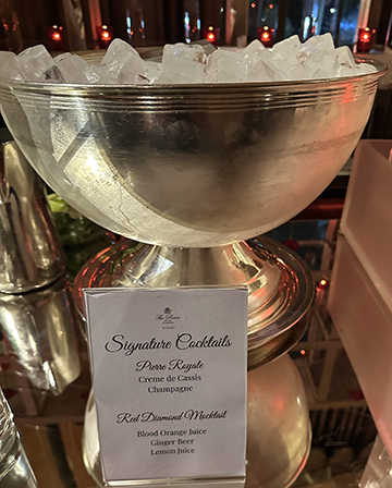 The Pierre 95th Anniversary Signature Cocktails - photo by Luxury Experience