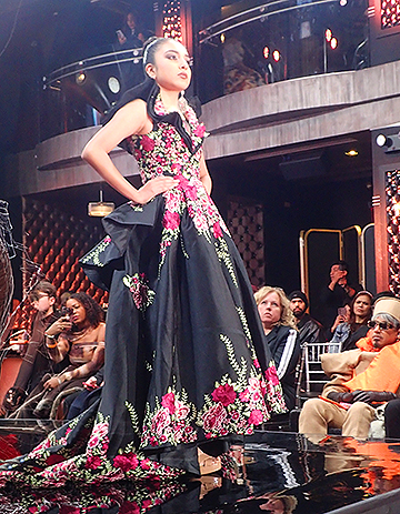 Alonso Maximo - Black Tea-Length Floral - photo by Luxury Experience