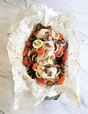 Halibut in Parchment - photo by Daniela Tallman