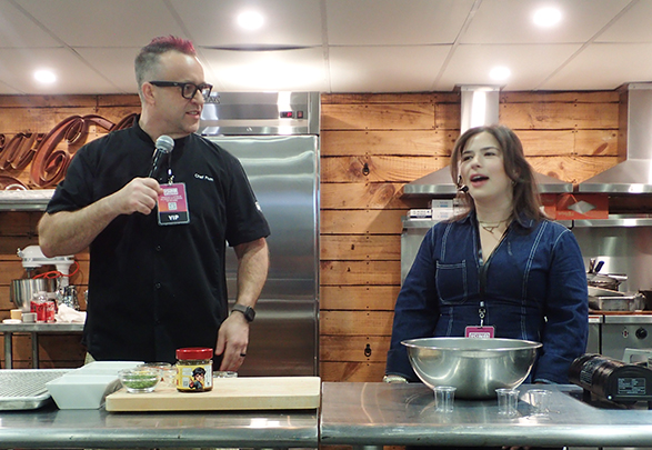 Chef Alessandra Ciuffo & Chef Plum - photo by Luxury Experience