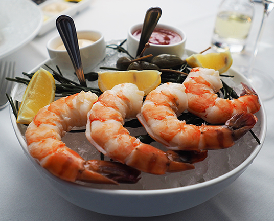 Colossal Shrimp - The Sea Fire Grill Yonkers - photo by Luxury Experience