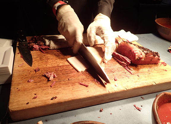 Diamond Catering Carving Station - photo by Luxury Experience