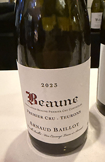Domaine Arnaud Baillot Beaune Premier Cru - photo by Luxury Experience