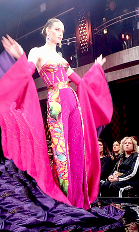 Alonso Maximo - Fushsia Strapless - photo by Luxury Experience