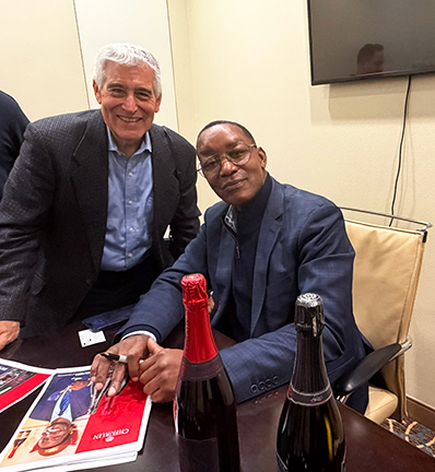 Isiah Thomas and Edward F. Nesta - photo by Luxury Experience