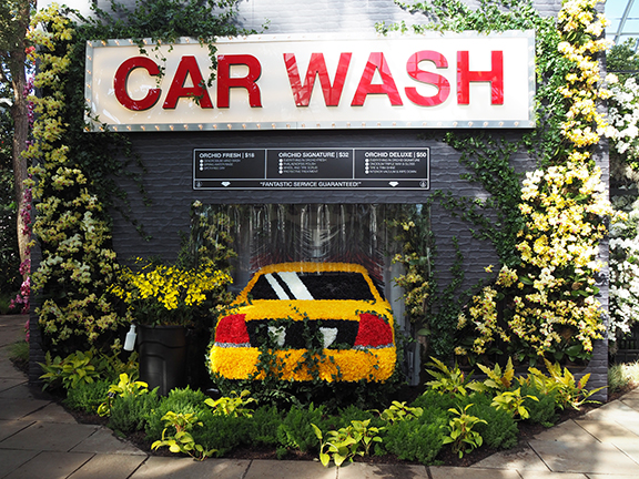 NYBG Orchid Show 2026 Car Wash - photo by Luxury Experience