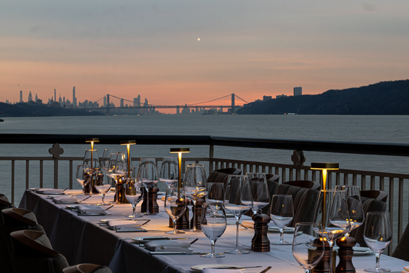 The Sea Fire Grill Yonkers Dining Water View