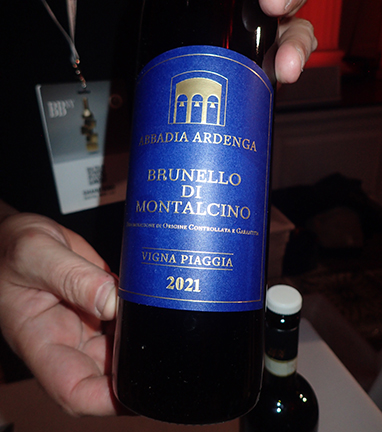 Abbabia Ardenga Brunello di Montalcino Vigna Piaggia 2021 - photo by Luxury Experience