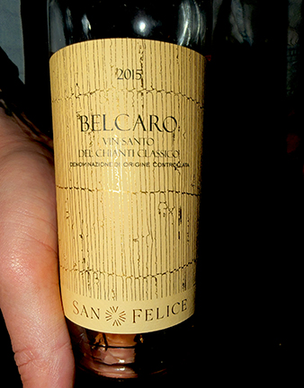 Belcaro Vin Santo DOC 2015 Del Chianti Classico - photo by Luxury Experience