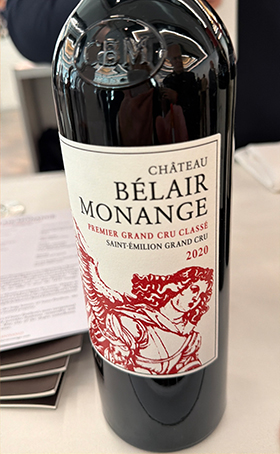 Chateau Belair Monage Grand Cru 2020 - photo by Luxury Experience
