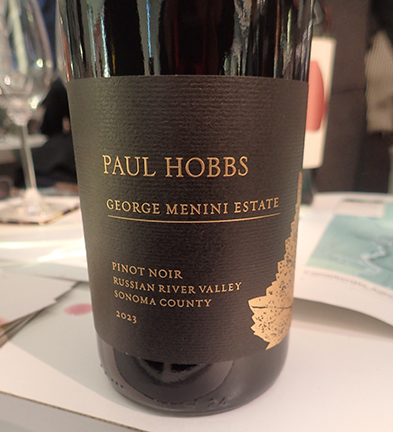 Paul Hobbs Pinot Noir 2023 - photo by Luxury Experience