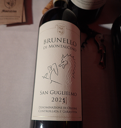 San Guglielmo Brunello di Montalcino 2021 - photo by Luxury Experience