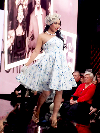 Victoria Amerson Blue Floral Print - photo by Luxury Experience