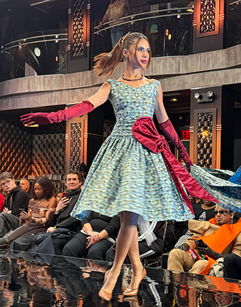 Victoria Amerson Blue Cranberry Dress - photo by Luxury Experience