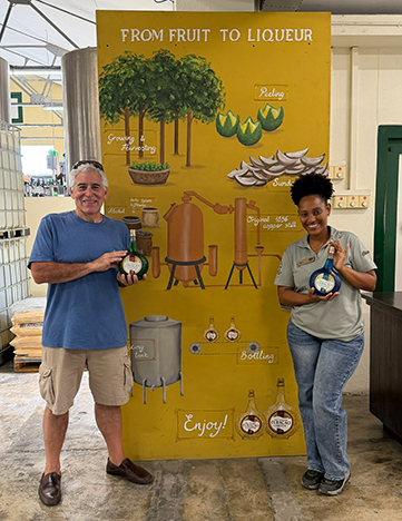 Gen Riley & Edward F..Nesta - Curaçao Liqueur Process - photo by Luxury Experience