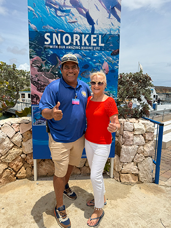Kelly Riley & Debra C. Argen - Curacao Sea Aquarium - photo - by - Luxury Experience