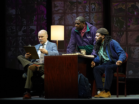 Westport Country Playhouse - Primary Trust - Greg Stuhr, Alphonso Williams, Lance Walker - photo by Carol Rosegg