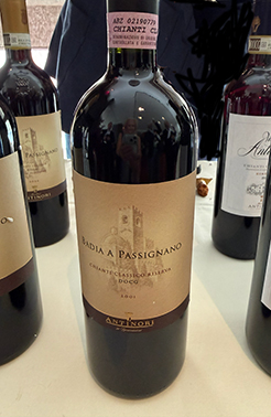 Antinori Badia a Passignano Riserva 2001 - photo by Luxury Experience