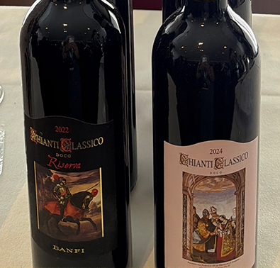 Banfi Chianti Classico Riserva 2022 & 2024 - photo by Luxury Experience