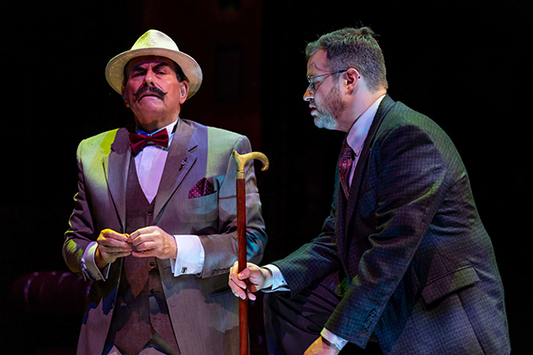 Westport Country Playhouse - The Murder of Roger Ackroyd - Anthony Cochrane, John Rapson - photo by T. Charles Erickson
